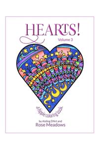 Hearts! Volume 3 - A Hippie Coloring Book