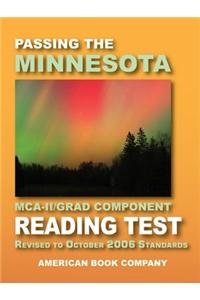 Passing the Minnesota MCA-II/GRAD Component Reading Test