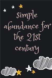 simple abundance for the 21st century Notebook