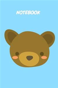 Baby bear kids Notebook [Lined] [6x9] [110 pages]