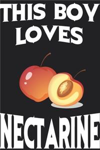 This Boy Loves Nectarine Notebook