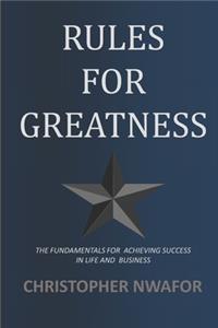 rules for greatness