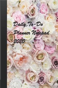 Daily to-do planner Notepad 2020