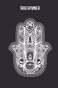 Tagesplaner mit Hand der Fatima als Mandala