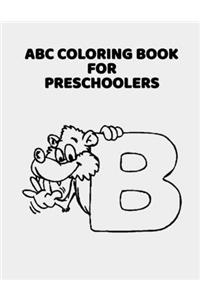 ABC Coloring Book For Preschoolers