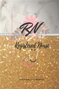 RN Registered Nurse Journal/Planner
