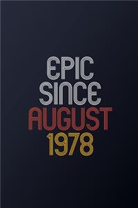 Epic Since August 1978
