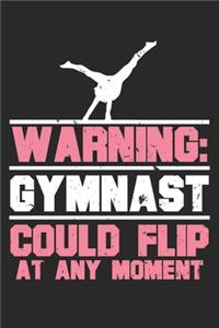 Warning Gymnast Could Flip At Any Moment