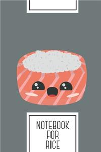 Notebook for rice