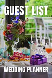 Guest List Wedding Planner