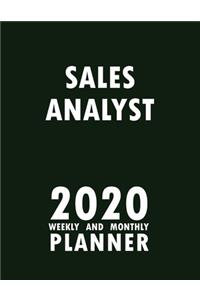 Sales Analyst 2020 Weekly and Monthly Planner