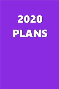 2020 Weekly Planner 2020 Plans Violet Color 134 Pages