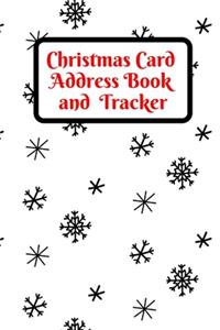 Christmas Card Address Book and Tracker