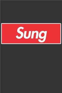 Sung