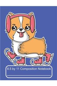 8.5 by 11 Composition Notebook