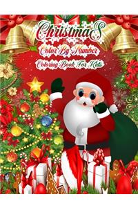 Christmas Color By Number Coloring Book For Kids