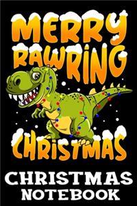 Merry Rawring Christmas Notebook