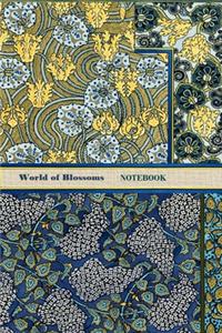World of Blossoms Notebook [ruled Notebook/Journal/Diary to write in, 60 sheets, Medium Size (A5) 6x9 inches]
