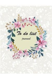 To do list journal