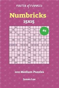 Master of Puzzles Numbricks - 200 Medium 15x15 vol. 6