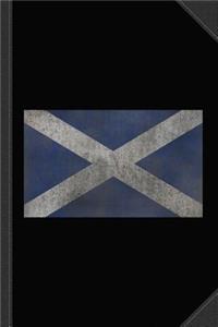 Scotland Flag Vintage Journal Notebook