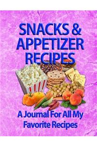 Snacks & Appetizer Recipes