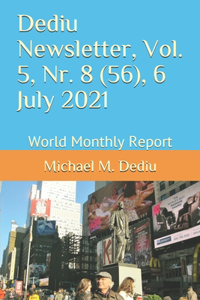 Dediu Newsletter, Vol. 5, Nr. 8 (56), 6 July 2021