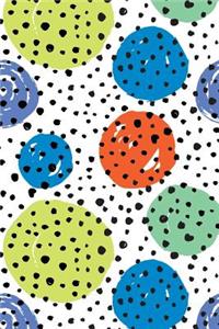 Bullet Journal Notebook Circles and Spots Pattern 2