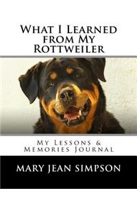 What I Learned from My Rottweiler
