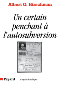 Un certain penchant à l'autosubversion