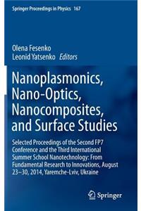 Nanoplasmonics, Nano-Optics, Nanocomposites, and Surface Studies