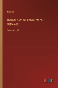 Abhandlungen zur Geschichte der Mathematik