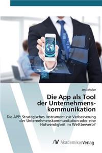 Die App als Tool der Unternehmens-kommunikation
