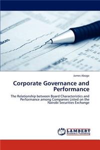 Corporate Governance and Performance