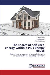 Shares of Self-Used Energy Within a Plus Energy House