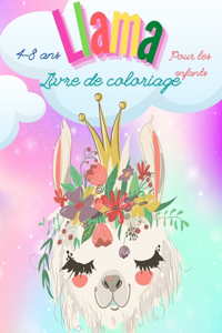 Livre de coloriage de lamas pour enfants