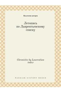 Chronicles by Laurentian index