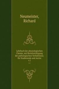 Lehrbuch der physiologischen Chemie, mit Berucksichtigung der pathologischen Verhaltnisse