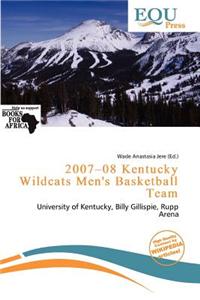 2007-08 Kentucky Wildcats Men's Basketball Team