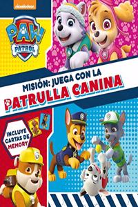 Mision: Juega con la Patrulla Canina (Paw Patrol | Patrulla Canina. Libro regalo): (Incluye cartas de Memory)