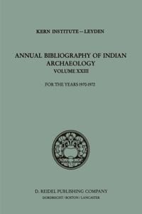 Annual Bibliography of Indian Archaeology