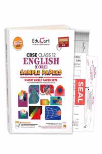 Educart CBSE English Core Class 12 Sample Paper 2024-25 (With exclusive CBSE Mock Booklets for 2025 Exam)
