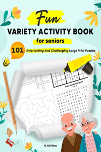 Fun Variety Activity Book For Seniors