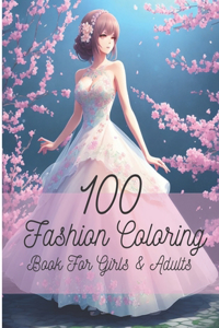 Fashion Coloring Book For Girls