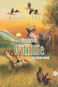 Creative Haven Wondrous Wildlife Coloring Book