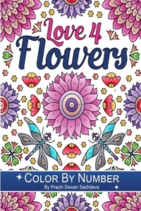 Love 4 Flowers - Color By Number
