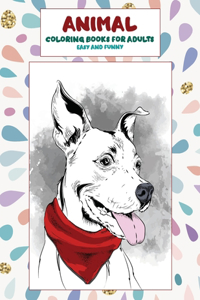 Coloring Books for Adults Easy and Funny - Animal