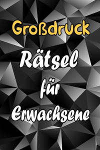 Großdruck Rätsel für Erwachsene