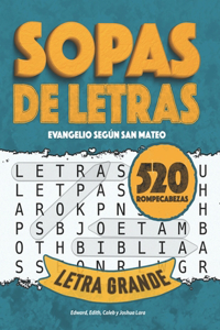 Sopas de Letras - Evangelio Según San Mateo - 520 Rompecabezas