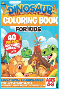 Dinosaur Coloring Book for Kids